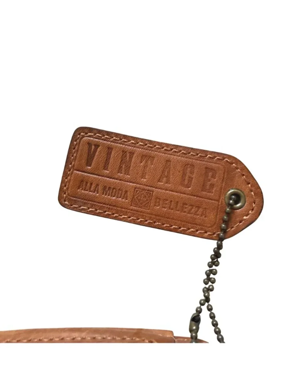 Vintage Alla Moda Bellezza Men's Messenger Bag Professional Academia Leather